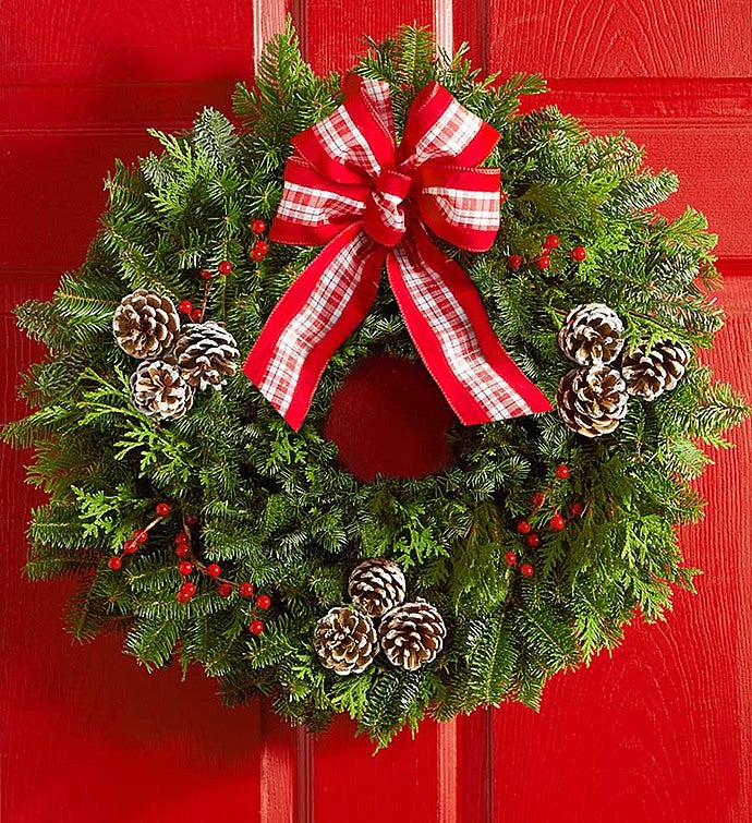 Holiday Christmas Wreaths Delivered