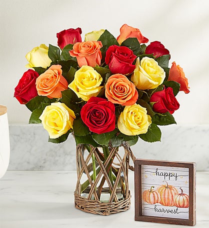 Autumn Rose Bouquet