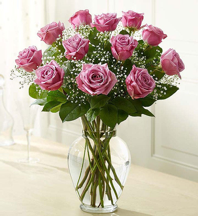 Rose Elegance™ Premium Long Stem Roses - Purple