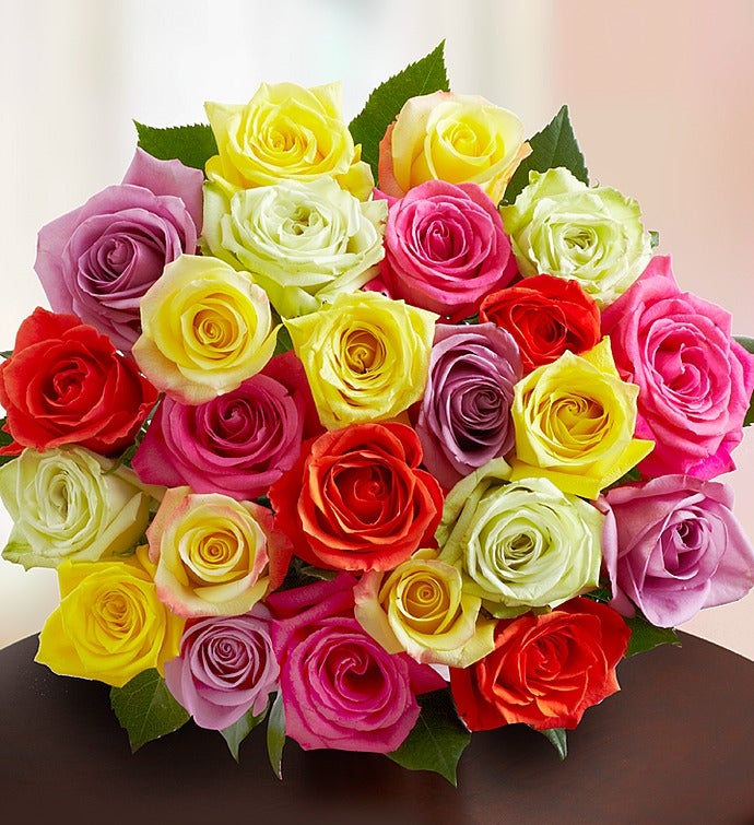 ASSORTED ROSES   24 Stems