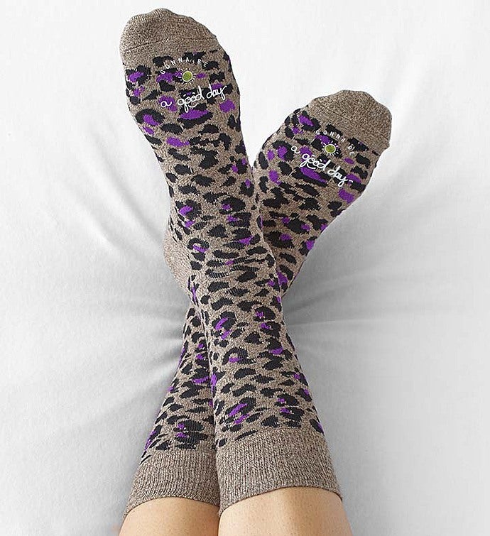 Good Day™ Leopard Socks for Women