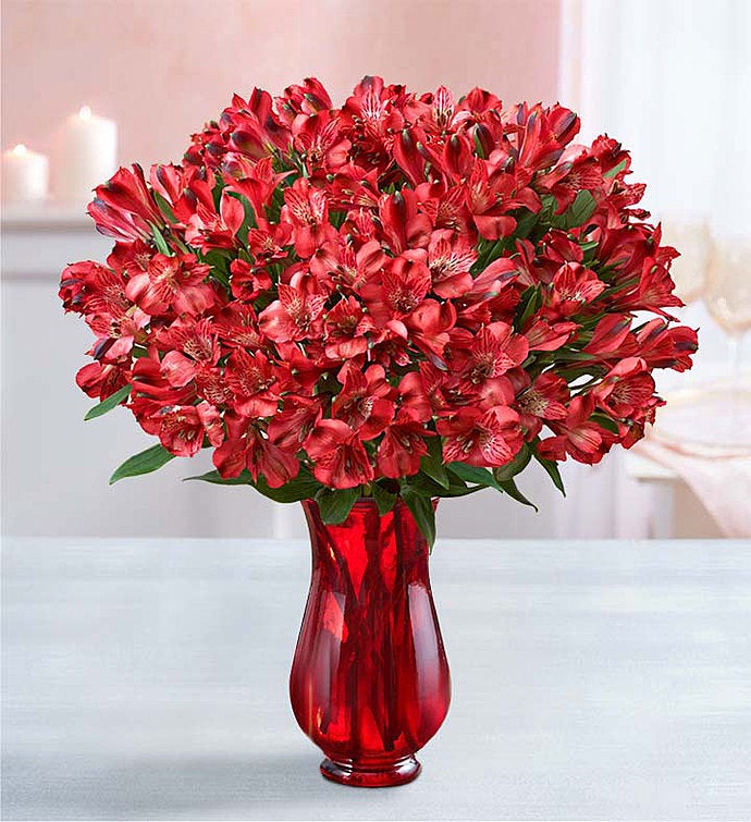 Valentine’s Day Peruvian Lily Bouquet