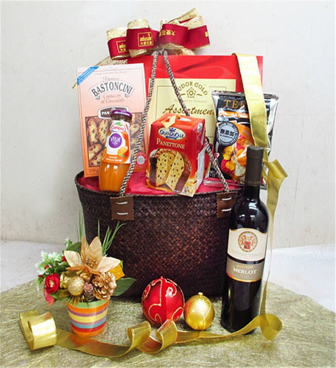 Vineyard Blessings Gift Basket