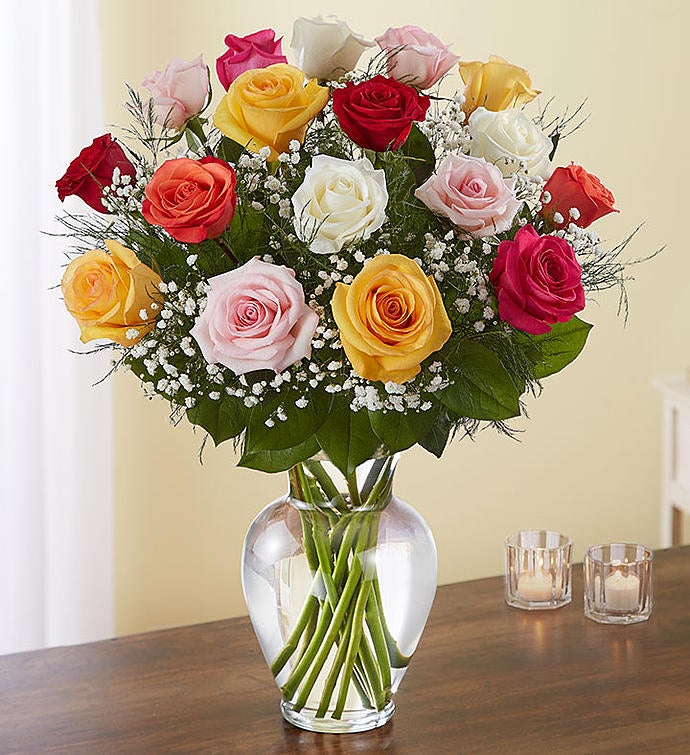 Rose Elegance™ Premium Long Stem Assorted Roses