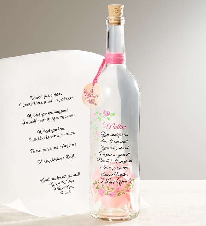 Personalized Message In A Bottle® Mother's Day