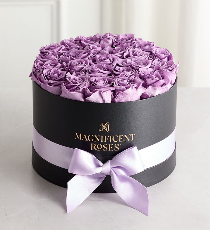 Magnificent Roses® Preserved Lavender Roses