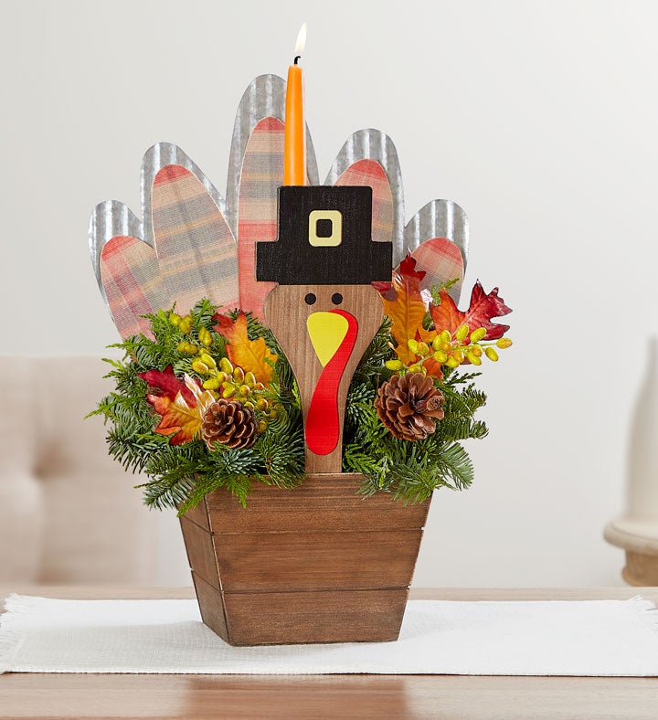 Give Thanks Turkey Centerpiece