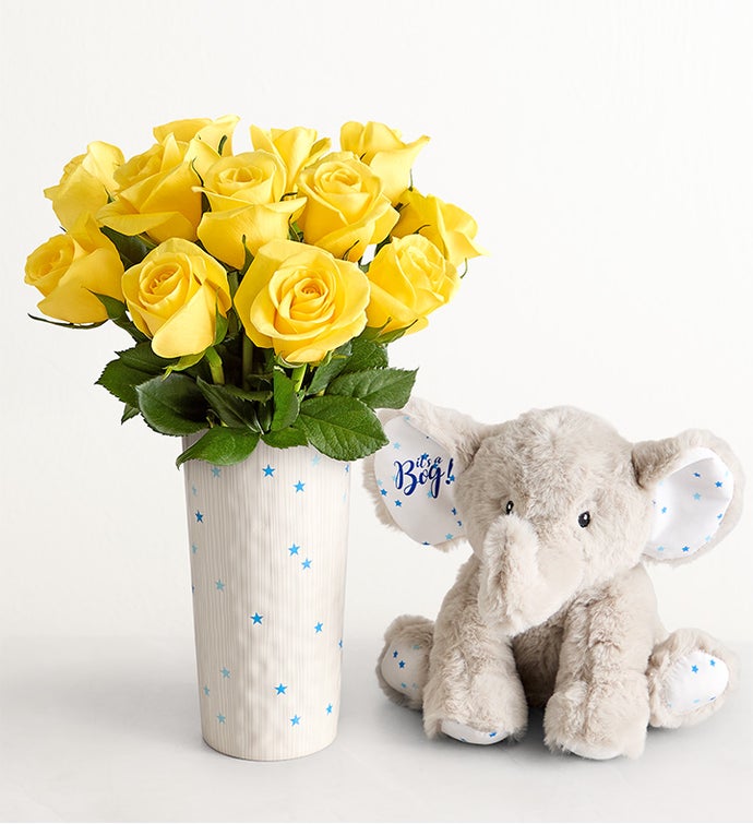 New Baby Boy Bouquet