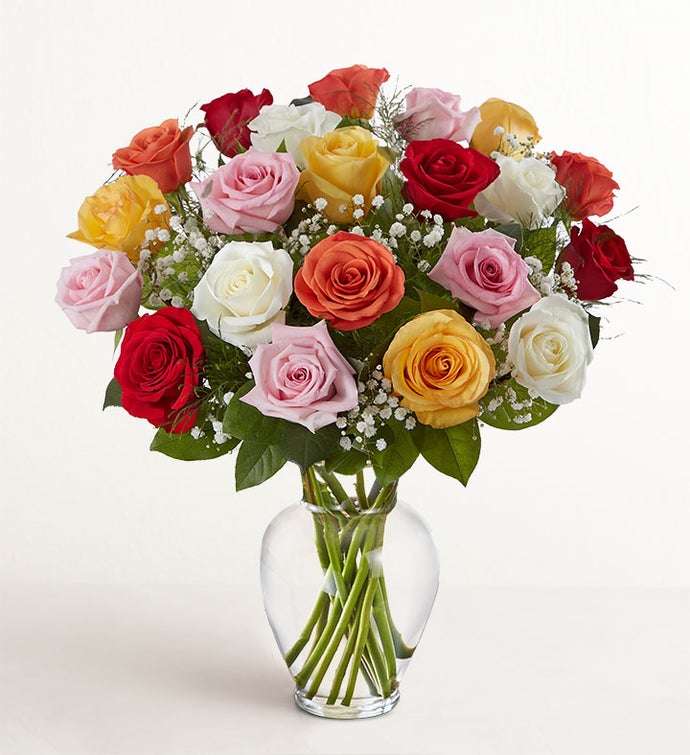 Rose Elegance™ Premium Long Stem Assorted Roses
