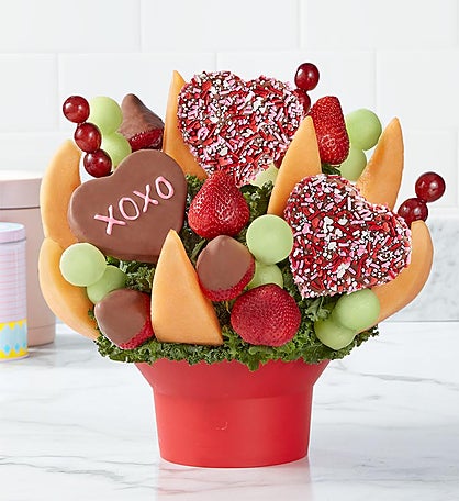 Hearts and Kisses™ Fruit Arrangement
