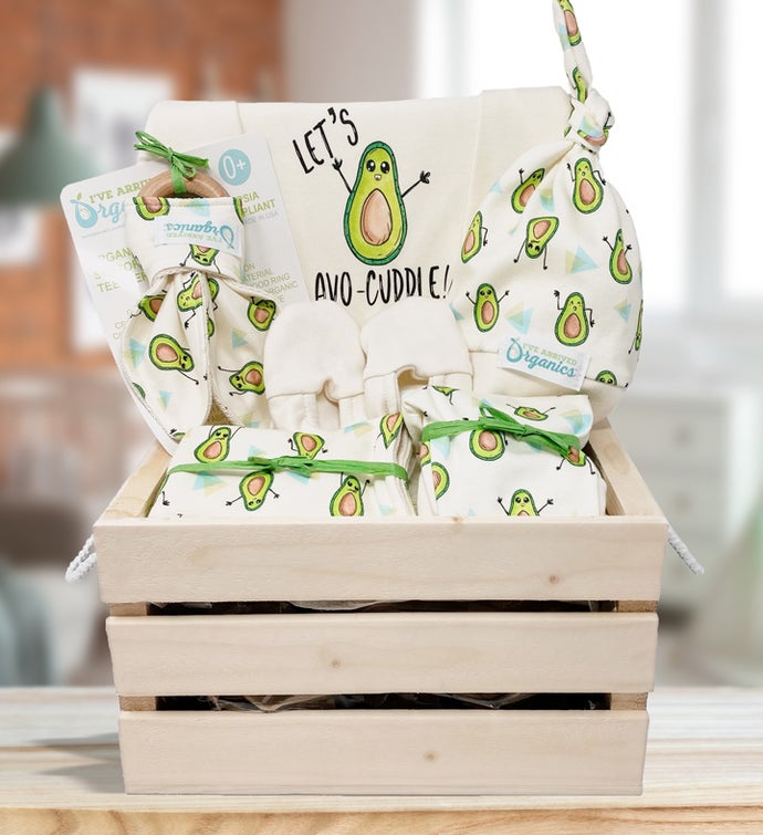 Avocado “Lets Avocuddle” Gift Basket