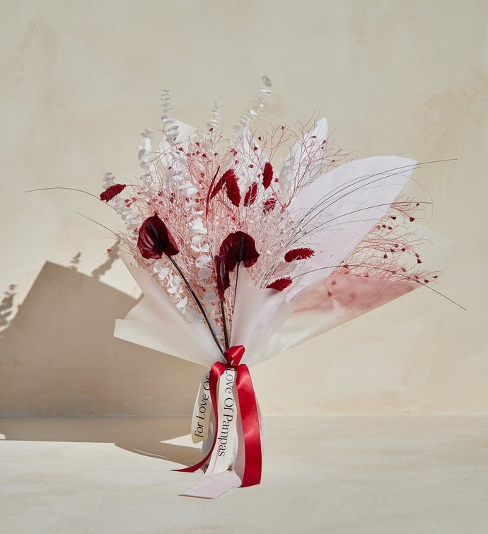 Valentine’s Day Dried Floral Bouquet Luxe