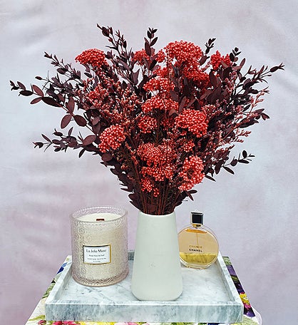 Merlot Dried Floral Bouquet