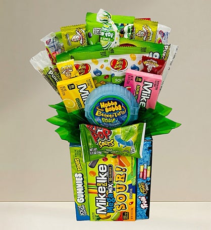Pucker Up Sour Candy Bouquet