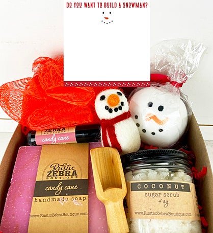Snowman Spa Gift Box