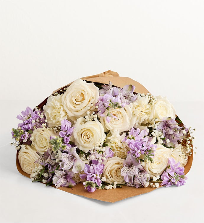 Lovely Lavender Medley™ Wrapped Bouquet