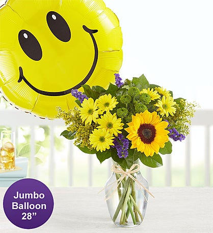 Fields of Europe® Summer with Jumbo Smile Balloon