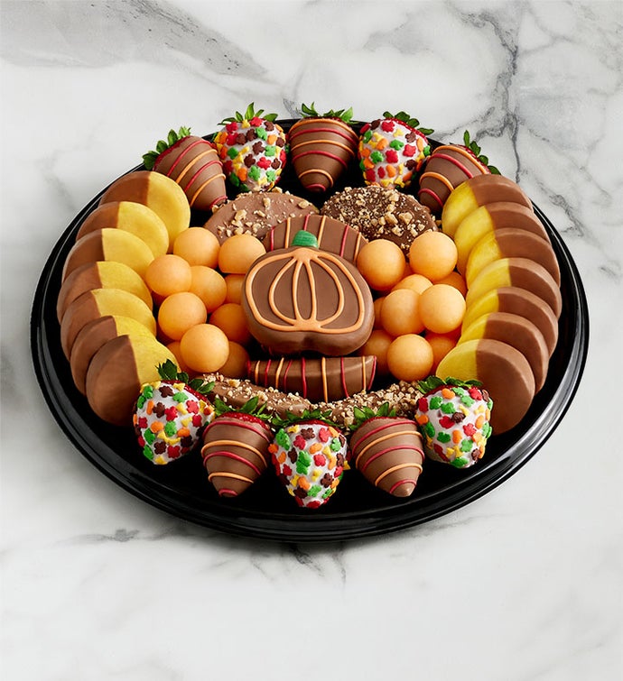 Fall Dipped Fruit Platter