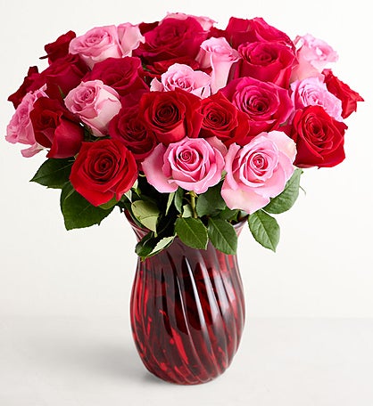 Deluxe Enchanted Rose Medley Bouquet, 36 Stems