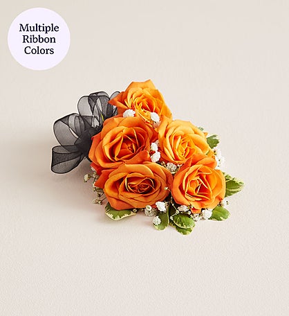 Orange Spray Rose Corsage
