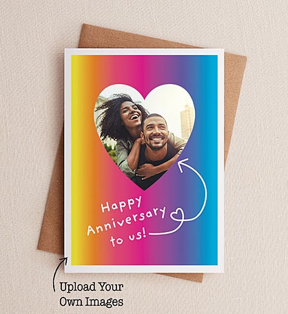 It's Us Photo Anniversary Greeting Card