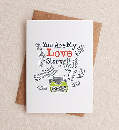 My Love Story Romance Greeting Card