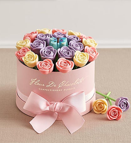 Fleur De Chocolate® Belgian Chocolate Roses – Mother’s Day Blooms