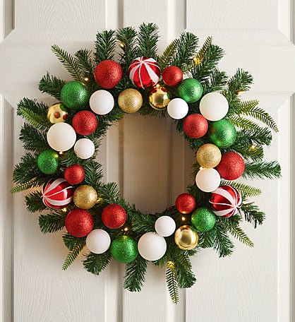 Merry & Bright Wreath - 22"