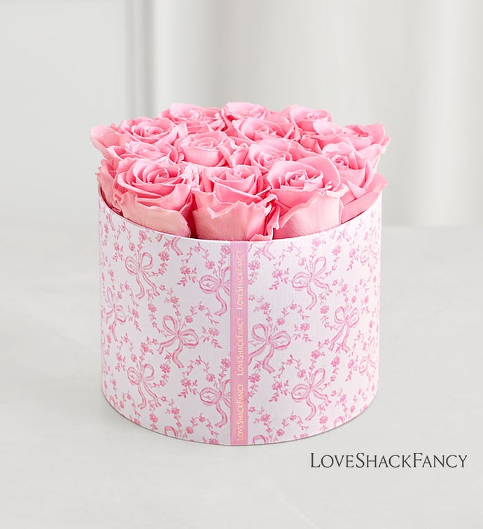 Love Shack Fancy Blushing Bows Preserved Magnificent Roses®