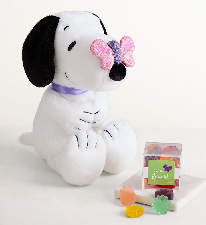 Snoopy’s Sweet Blossom Plush with Candy Cube