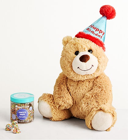 Happy Birthday Bear & Confetti Drops