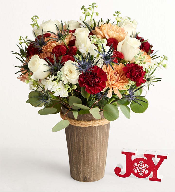 Crimson & Snowfall™ Bouquet