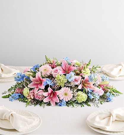 Watercolor Skies™ Delphinium Centerpiece