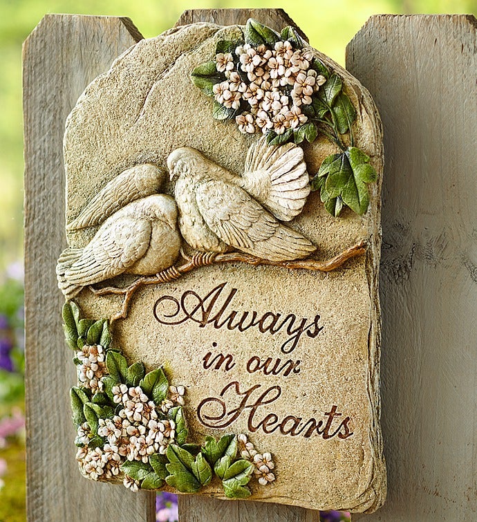 Always in Our Hearts Plaque