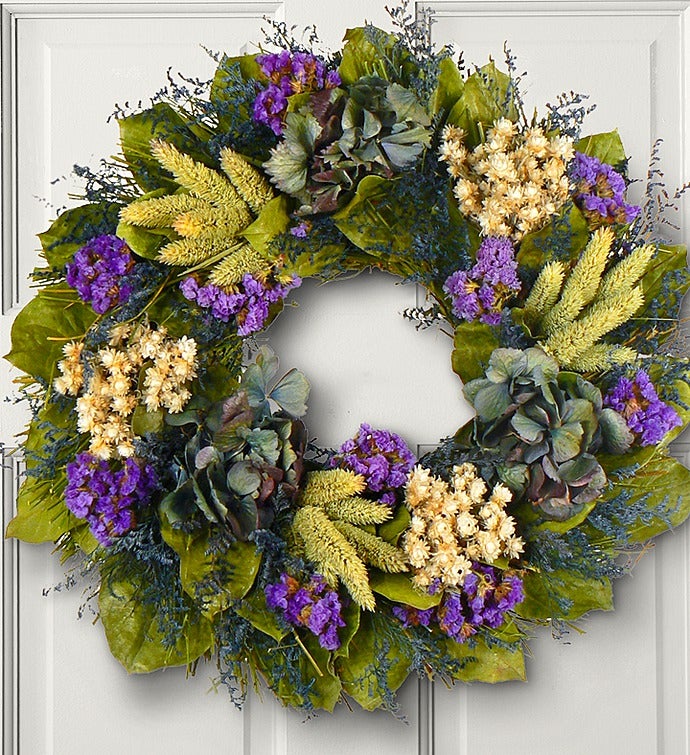 Preserved Jewel of Provence Wreath   16"