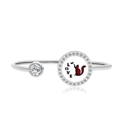 Kitty Love Essential Oil Twistable Cuff Bangle