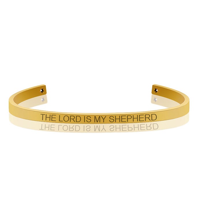Anavia   The Lord Is My Shepherd Cuff Bangle Bracelet