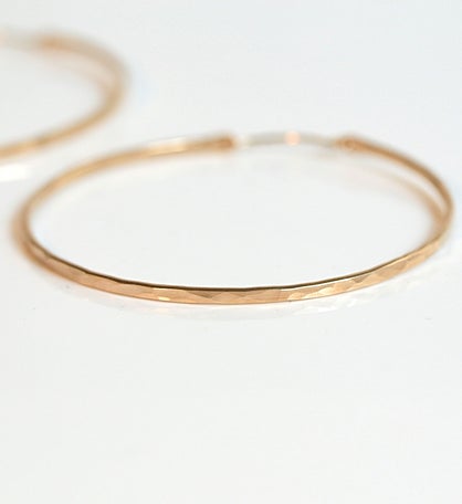 Hammered Hoops