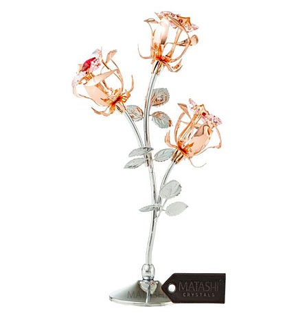Matashi Rose Flower Tabletop Ornament