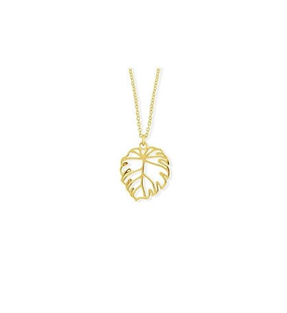 Monstera Leaf Necklace