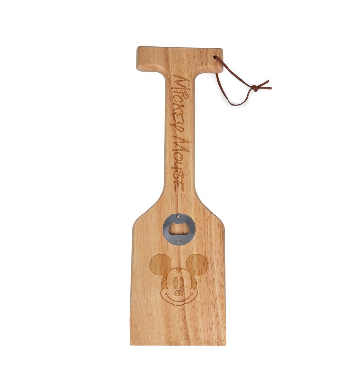 Mickey Mouse Mickey Mouse Hardwood Bbq Grill Scraper With Bottle Opener