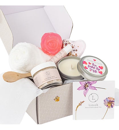 Lavender Hearts Spa Box