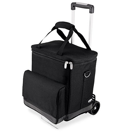 Cellar 6-Bottle Wine Carrier & Cooler Tote With Trolley