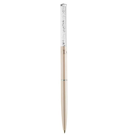 Plated Stylish Ballpoint Pen With A Crystalline Top