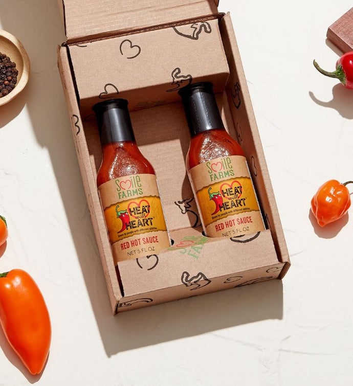 Heat with Heart™ Hot Sauce Red 2 Pack