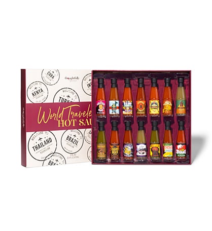 World Traveler Hot Sauce Gift Set Of 14