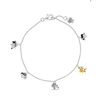 Snoopy & Woodstock Charm Bracelet