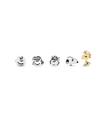 Snoopy & the Gang Stud Earrings Set