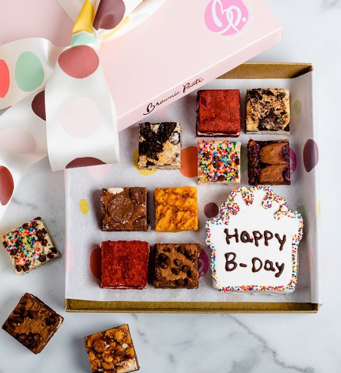 Happy Birthday Brownie Box
