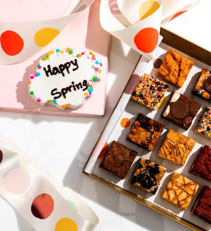 Happy Spring Brownie Box